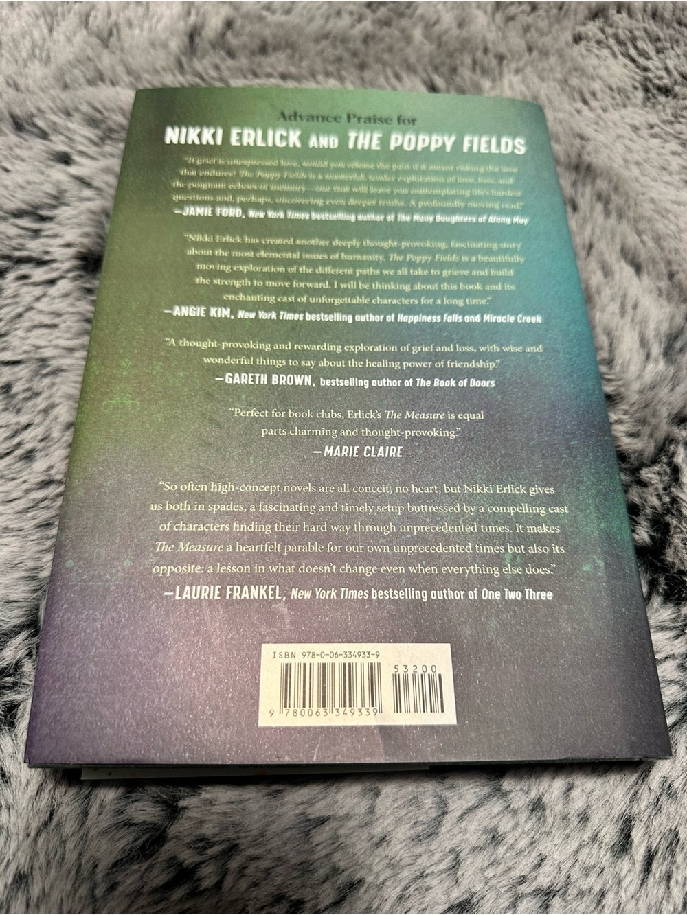 π3 for $25π - The Poppy Fields Hardcover by Nikki Erlick - Picture 3 of 5